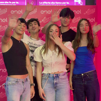 Encontro e saudação de encerramento - Enel X Amici em Roma